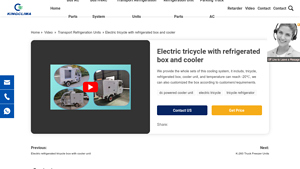 Kingclima - Electric Tricycle with Refrigerated Box