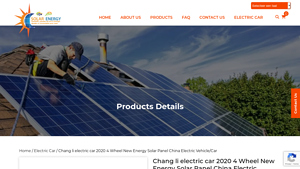 Kit Solar Energy - Chang Li Electric Car 2020