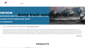 Know-How Equipment - Mining Dump Trucks