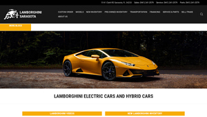 Lamborghini - Key Hybrid and Electric Models