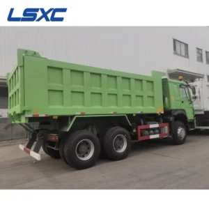 A stock image illustrating left-hand Drive 6x4 Hawo Dump Truck concepts