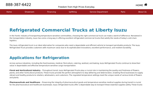 Liberty Isuzu - Refrigerated Commercial Trucks