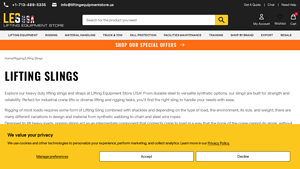 Lifting Equipment Store - 2 Ply Webbing Sling