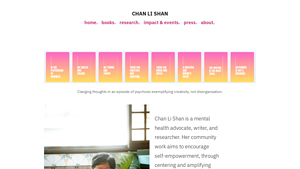 Lishan Chan - Mental Health Advocate & Author