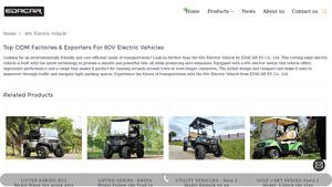 EDACAR - High-Quality 60V Electric Vehicles