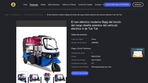Bajaj - Taxi Eléctrico Moderno
