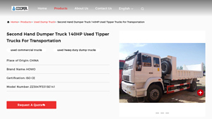 HOWO - Second Hand Dumper Truck