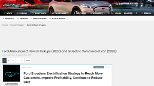 Ford - Electric Commercial Van and Pickup Trucks