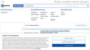 Sinotruk - Howo Camions Benne