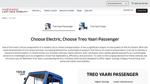 Mahindra - Treo Yaari Passenger E-Rickshaw