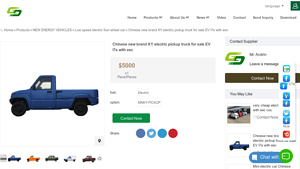 Greensaver - MNKY-PICKUP Electric Vehicle