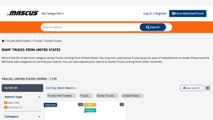 Dump Trucks - Used Listings from the USA