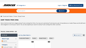 Dump Trucks - Used Listings from China