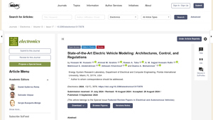 MDPI - EV Components Review