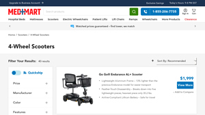 MedMart - Four-Wheel Scooters