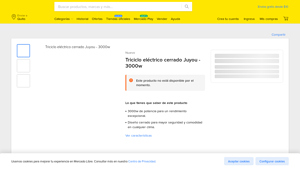 Mercado Libre - Batería de Litio 60V 45Ah