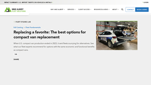 Mike Albert - Compact Van Replacement Options