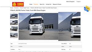 FAW - JH6 6X4 Tractor Trailer Truck