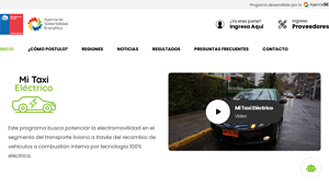 Mi Taxi Eléctrico - Programa de Electromovilidad