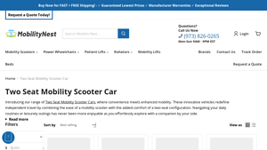 Mobility Nest - Two Seat Mobility Scooter Car