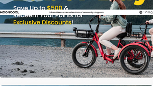 Mooncool - TK1 Folding Electric Trike