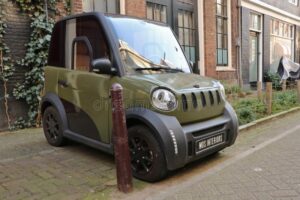 A stock image illustrating moped car concepts