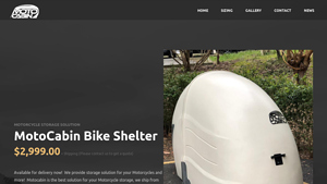 MotoCabin - MotoCabin Bike Shelter