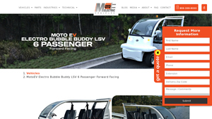 MotoEV - Electro Bubble Buddy 6 Passenger