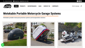 Motokabin - Portable Motorcycle Garage
