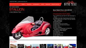 Motor Trike - Thoroughbred Stallion
