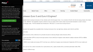 Motus Commercials - Euro 5 vs Euro 6 Emissions Standards