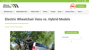 Move Mobility - Electric Wheelchair Vans