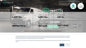 Mullen - Mullen ONE All Electric Cargo Van