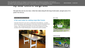 My Solar Electric Cargo Bike - Solar-Powered Long-Distance Transport