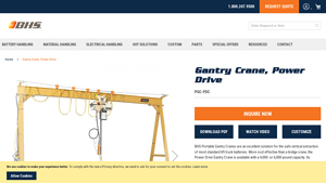 BHS - Power Drive Gantry Crane