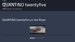 NanoFlowcell - QUANTiNO Twentyfive