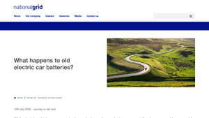 National Grid - Electric Car Batteries
