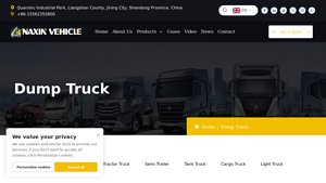 Naxin Truck - Sinotruk Mining Howo Hohan NX 30 Tons