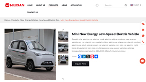 Niudianev - Mini New Energy Low-Speed Electric Vehicle