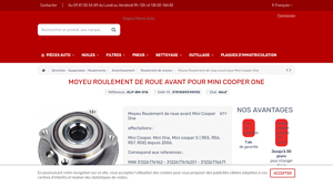 Mini Cooper - Moyeu Roulement de Roue Avant
