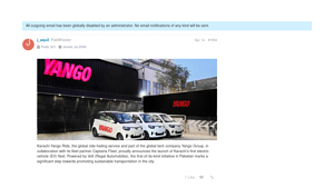 Yango Ride - Karachi's First Electric Vehicle Fleet