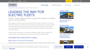 Penske Truck Leasing - Electric Vehicle Options
