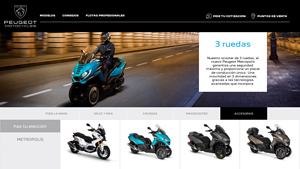 Peugeot - Scooter de 3 Ruedas