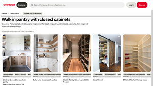 Pinterest - Walk-In Pantry Designs