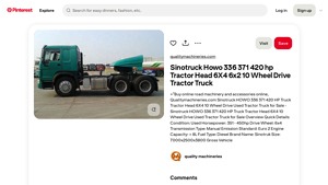 Sinotruk - HOWO 336 371 420 HP Tractor Head