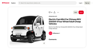 Chinese Electric Cars - 60V 2000W Mini Vehicle