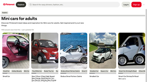 Pinterest - Mini Cars for Adults