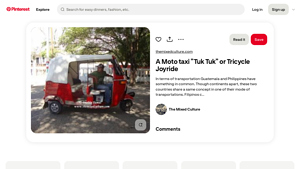 Pinterest - Moto Taxi Transportation