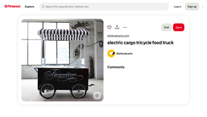 Pinterest - Electric Cargo Tricycle Food Truck