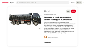 Quality Machineries - New 8X4 Diesel Truck
